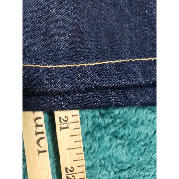 Levis 505 Jeans Size 38x21 Mens Blue Pants Red Tab Denim Relaxed Straight Hemmed - Picture 8 of 14